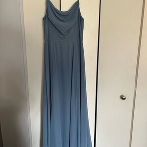 David’s Bridal Blue Evening Gown
